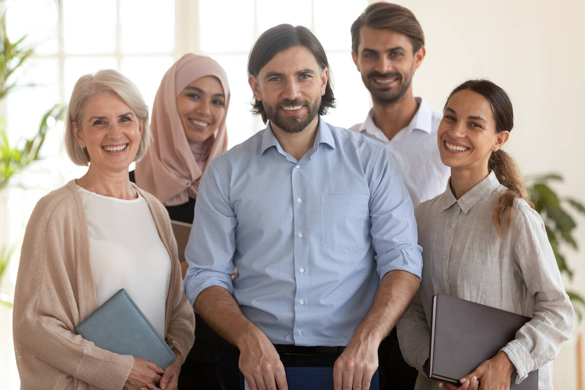 fem trevliga kollegor