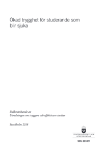 Ökad trygghet för studerande som blir sjuka, SOU 2018:9