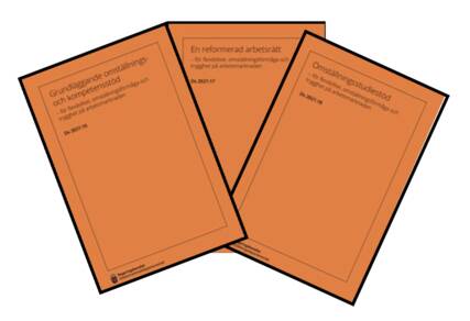 Tre bokstavsutredningar Ds 2021:16,17 &18