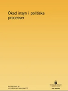 Ökad insyn i politiska processer, SOU 2025:52