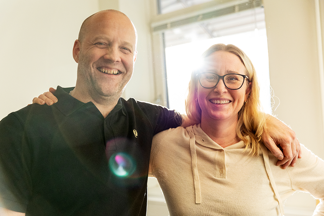 Väldigt glada och kärvänliga kollegor.