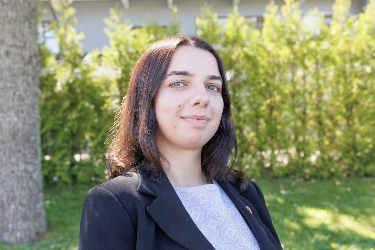 Emelie är engagerad i studentrådet.