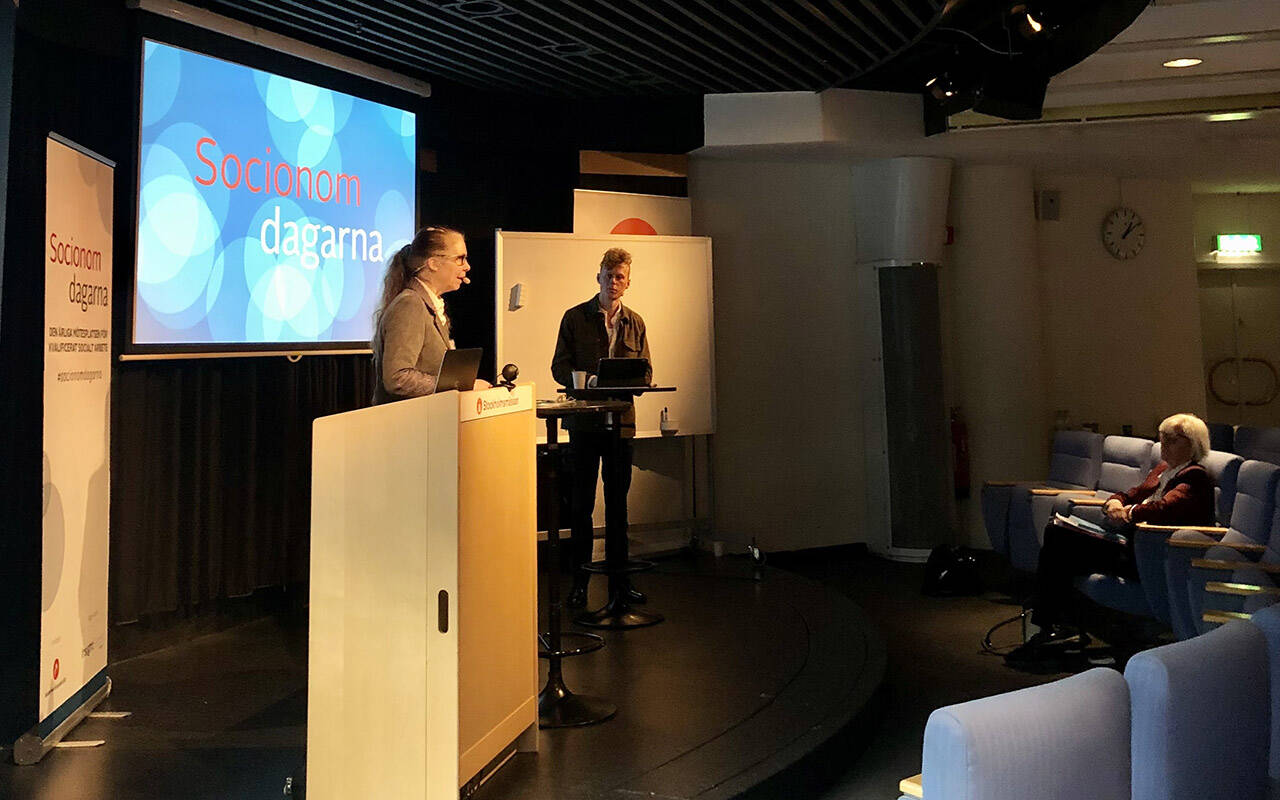 Marianne Eliasson och Simon Vinge