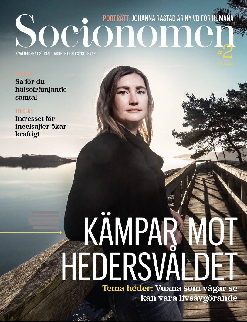 Omslag av tidningen Socionomen