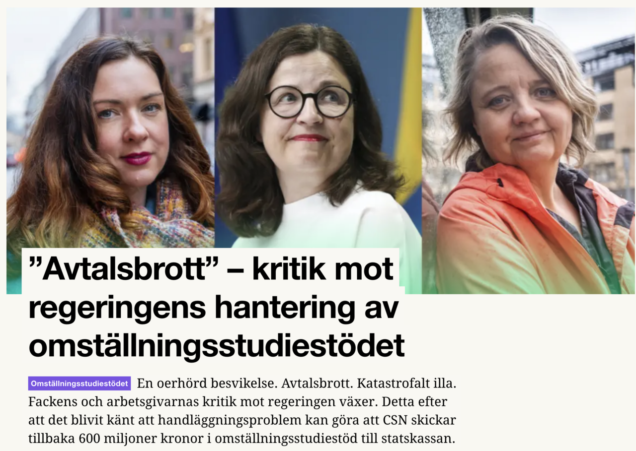Omställningsstudiestöd