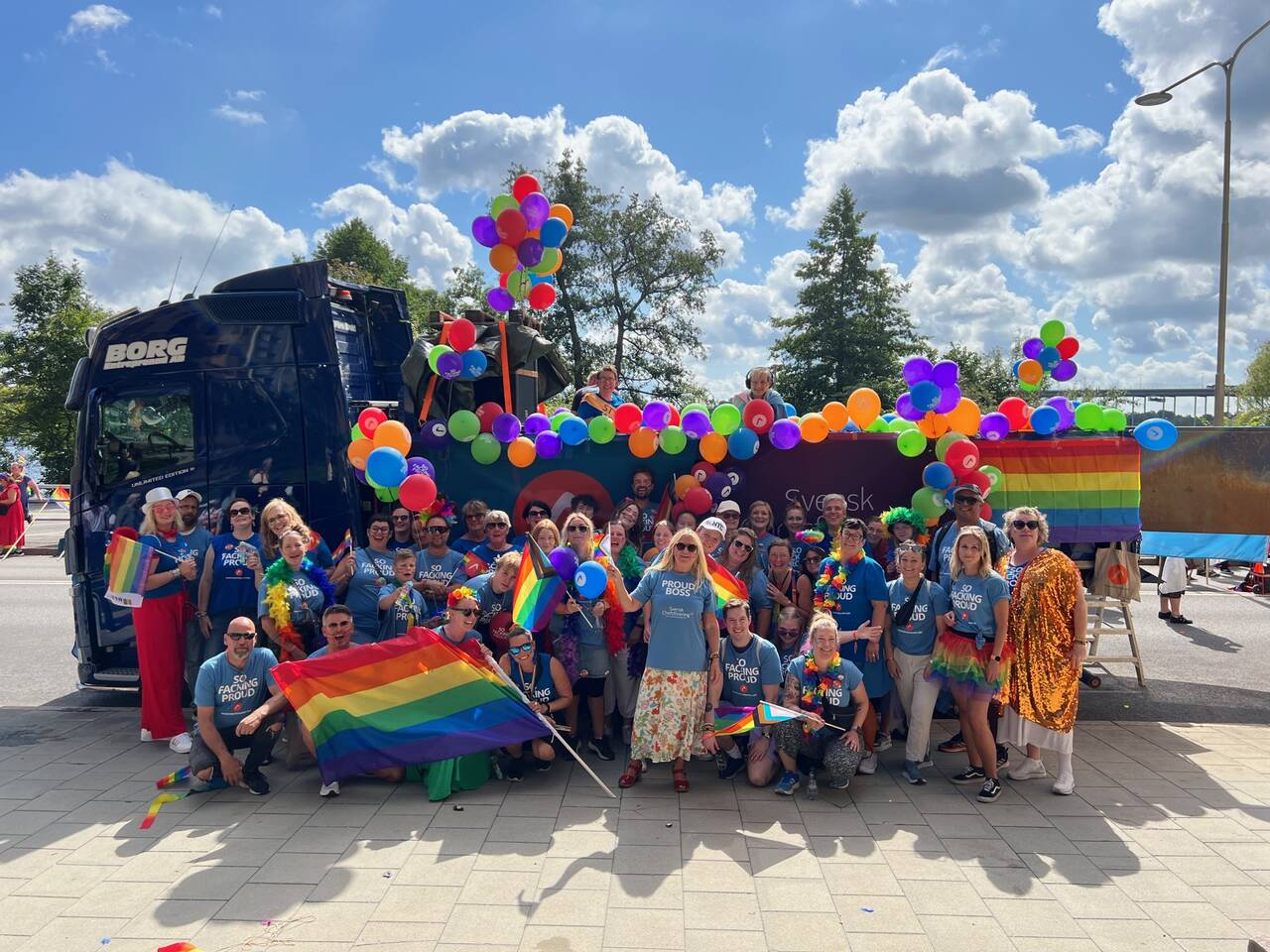 Akademikerförbundet SSR inför Pridetåget