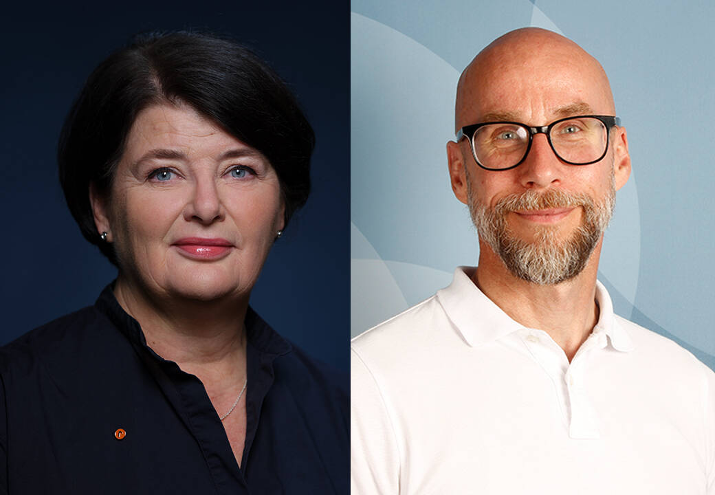 Heike Erkers och Fredrik Hjulström