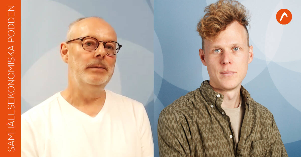 Lars Jederlund, författare med mera och Simon Vinge, chefsekonom Akademikerförbundet SSR 